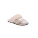 Women's Ladies Scuff Slippers by LAMO in Cream Plaid (Size XL(9/10))