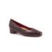 Women's Daisy Pump by Trotters in Burgundy Snake (Size 10 M)