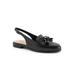 Women's Lillie Sling by Trotters in Black (Size 7 1/2 M)