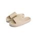Women's Squisheez Slide Slip On Sandal by Frogg Toggs in Cream (Size 8 M)