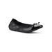 Women's Sunnyside Ii Casual Flat by White Mountain in Black Patent (Size 9 1/2 M)