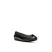 Women's Notorious Flat by LifeStride in Black Fabric (Size 6 1/2 M)