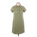 Vineyard Vines Casual Dress - Shirtdress Collared Short sleeves: Green Print Dresses - Women's Size 2