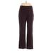 Bill Blass Jeans Dress Pants - High Rise Boot Cut Boyfriend: Burgundy Bottoms - Women's Size 12