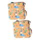 Toyvian 2pcs Baby Booster Cushion Travel Booster Seats Booster with Straps Raiser Seats Cushion Soft Booster Back Cushion for Car Eating Booster Seat Sponge Child Polyester Dining Chair