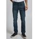 5-Pocket-Jeans BLEND "BLEND BHTwister fit Coated - 20711015" Gr. 30, Länge 30, blau (denim dark blue) Herren Jeans 5-Pocket-Jeans