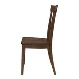 CDecor Home Furnishings Salem Unfinished Solid Wood Slat Back Side Chair Wood in Brown | 38.25 H x 19.75 W x 23.75 D in | Wayfair 107369