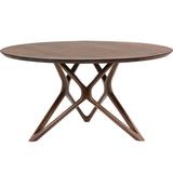 Elevat Home Round Dining Table Wood in Brown | 29.52 H x 59.05 W x 59.05 D in | Wayfair 02HXM147KBJUE37RNJ2