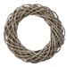 The Holiday Aisle® Handcrafted Rattan 21.7" Wreath Wood/Twig in Brown | 21.7 H x 21.7 W x 4.5 D in | Wayfair CF06AE86E7A14D5C865FFDFE5CB552F2