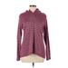 St. John's Bay Pullover Hoodie: Burgundy Tops - Women's Size Medium