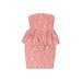 Zara Cocktail Dress - Mini High Neck Sleeveless: Pink Dresses - Women's Size X-Small