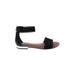 Sarto by Franco Sarto Sandals: Black Solid Shoes - Women's Size 6 1/2 - Open Toe