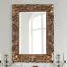 Rosdorf Park Luise Beveled Accent Mirror in Black | 45 H x 33 W x 4 D in | Wayfair HOHN5771 28860760