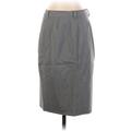 Ralph Lauren Black Label Casual Skirt: Gray Print Bottoms - Women's Size 4