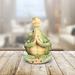 Trinx Jayza 6.75"H Green Sea Turtle of Yoga Lotus Pose Figurine Unique Gifts Resin | 6.75 H x 4 W x 3 D in | Wayfair