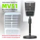 Support de microphone extensible pour Shure MV51 MV 51 support de bureau HONMount table style de