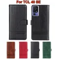 Étui portefeuille à rabat magnétique en cuir pour TCL 40 SE étui de téléphone Original pour TCL 40