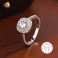 Bague en argent regardé 925 pour femme bijoux en argent brillant bague de fiançailles cadeau pour