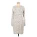 Betsey Johnson Cocktail Dress: Gray Dresses - Women's Size Medium