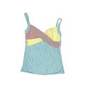 Lands' End Swimsuit Top Blue Print Sweetheart Swimwear - Women's Size 6