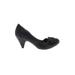 Naturalizer Heels: Black Solid Shoes - Women's Size 7 - Round Toe
