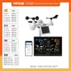 VEVOR 7-in-1 Wi-Fi Weather Station 7.5 in Color Display with Solar Wireless Outdoor Sensor Alarm