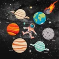 Stickerei Universum Planeten raum Science Fiction Kleidung Planet Patches DIY dekorative Accessoires