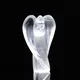 Schutzengel Figur natürliche weiße Selenit rohe Kristalle hand geschnitzte Gips Kristall Heils tein