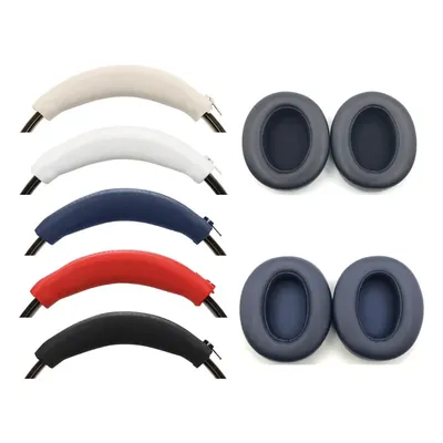 Ersatz Leder Ohrpolster Kissen Stirnband Für Sony WH-XB910N XB910N Kopfhörer Ohr Pads Headbeam Image