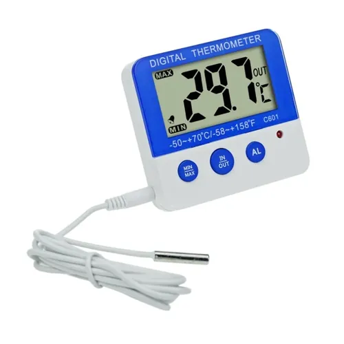 Kühlschrank Thermometer Digitale Kühlschrank Thermometer mit Sonde für Indoor Outdoor Drop