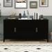 Accent Storage Cabinet Sideboard Wooden Cabinet with Metal Handles for Hallway, Entryway, Living Room, Bedroom