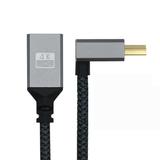 CY Up Angled 90 Degree HDMI 1.4 Type A Male to A Female Extension Cable Support HDTV 4K 60hz 3D