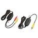 2.4GHz Wireless RCA Video Transmitter & Receiver Set for Car Rearview Camera Monitor System