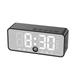 Meitianfacai Alarm Clock for Bedroom/Office Digital Clock with Bluetooth Speaker Small Alarm Clock for Heavy Sleepers Adults/Teens with Dual Alarms Mirror LED Display Hands-Free Calling