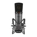 Dadypet Unidirectional Recording Microphone with Metal Windscreen Mount Ideal for Network Karaoke and Live Broadcast