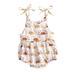 Girl Outfits Sleeveless Ling Sunflower Sun Crawling Casual and Comfortable Boy Outfits