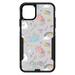 DistinctInk Case for iPhone 15 PRO (6.1 Screen) - OtterBox Commuter Custom Black Case - Unicorn Rainbow Wand Pattern - Grey