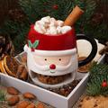 Novelty Santa Snack Mug With Gift Box