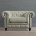 Logan Chesterfield Lounge Chair - Fitz Sand - Frontgate