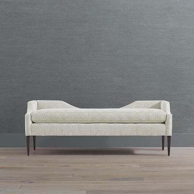 Maxine Bench - Tan Siena Leather - Frontgate