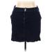 Lauren Jeans Co. Denim Skirt - Mid/Reg Rise: Blue Bottoms - Women's Size 14