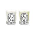 Diptyque Scented Candles Duo Bundle - Baies & Tubereuse (Layering: Fruity and Floral Notes), 2 x 6.7 Oz. (2 Items)