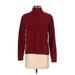 Alfred Dunner Turtleneck Sweater: Burgundy Tops - Women's Size P Petite