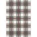 Black/Red 60 x 48 x 0.25 in Area Rug - Gracie Oaks Analisse Stewart Plaid Machine Washable Area Rug Polyester | 60 H x 48 W x 0.25 D in | Wayfair