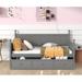 Darby Home Co Downen Platform Storage Bed Wood in Gray | 43 H x 41.8 W x 80.5 D in | Wayfair 2F8F0BACE58649EC95A68B7FA23AD01D