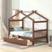 Wooden House Bed, Kids Bed, Daybed with Drawers