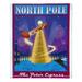 Warner Bros Polar Express The North Pole Silk Touch Throw