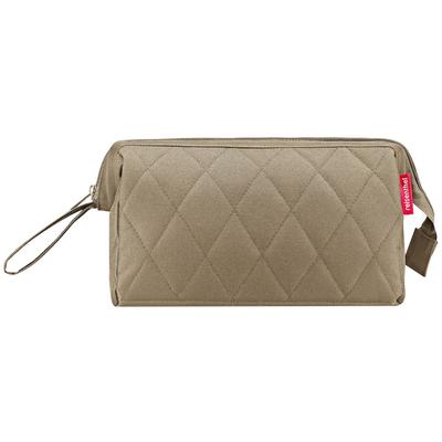 Reisenthel Travelcosmetic Kulturbeutel 26 cm rhombus olive Grau Herren