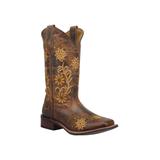 Women's Secret Garden Mid Calf Boot by Dan Post in Brown (Size 10 M)