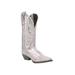 Women's Dream Girl Tall Calf Boot by Dan Post in Silver (Size 7 1/2 M)